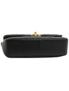 Black Grained Calfskin Caviar Gold Plated Flap Melody Chain Shoulder Bag AS3165 - CHANEL - BALAAN 5