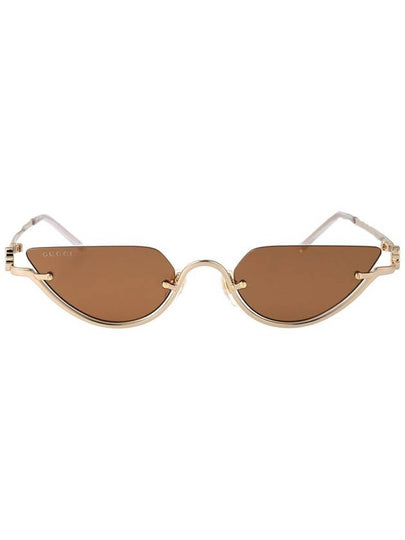 24SS Sunglasses GG1603S 002 GOLD GOLD BROWN - GUCCI - BALAAN 2