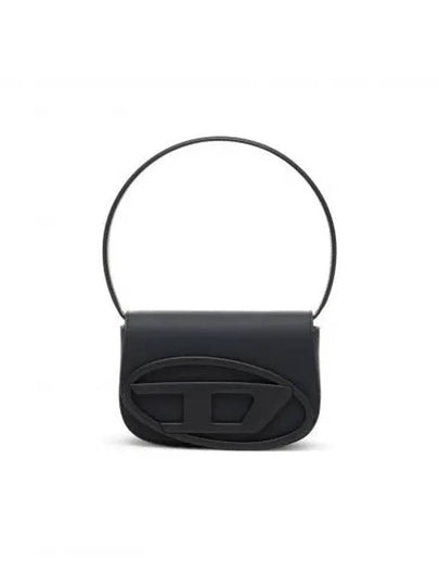 1DR Iconic Matte Leather Shoulder Bag Black - DIESEL - BALAAN 2