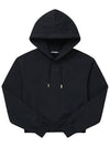 Le Sweatshirt Gros Grain Cotton Hoodie Black - JACQUEMUS - BALAAN 4