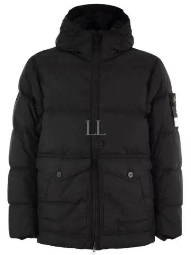 Crinkle Reps Re-Nylon Down Padding Black - STONE ISLAND - BALAAN 2