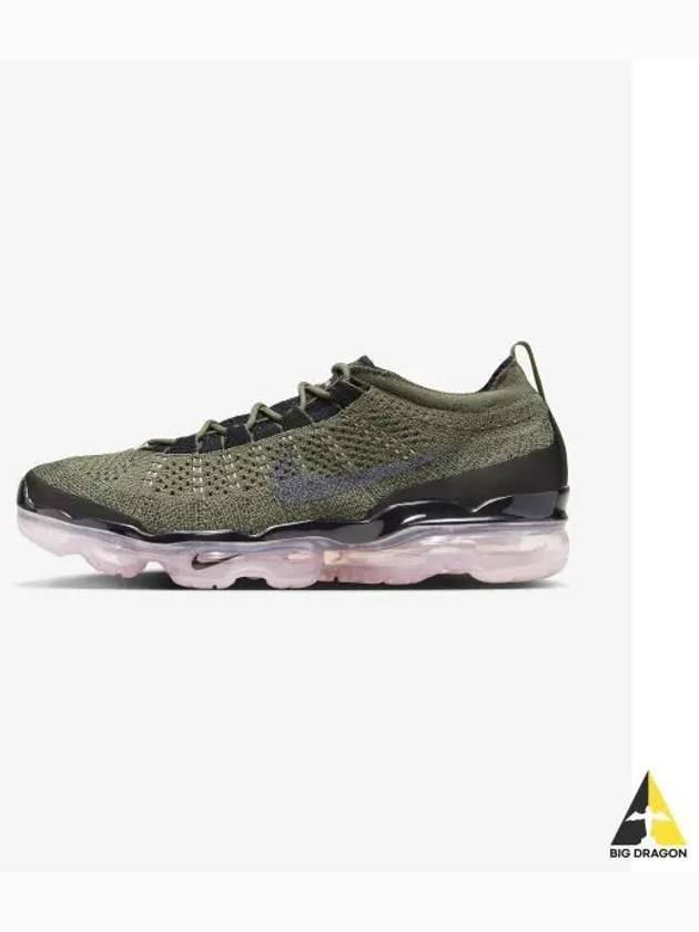 Air VaporMax Flyknit Low Top Sneakers Olive - NIKE - BALAAN 2