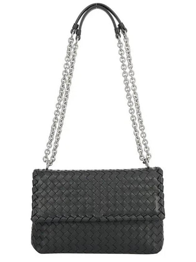 Olimpia Shoulder Bag Black - BOTTEGA VENETA - BALAAN 2