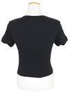 Women's Short Sleeve Cropped Ribbed TShirt 115156 KK001 - CHAMPION - BALAAN 4