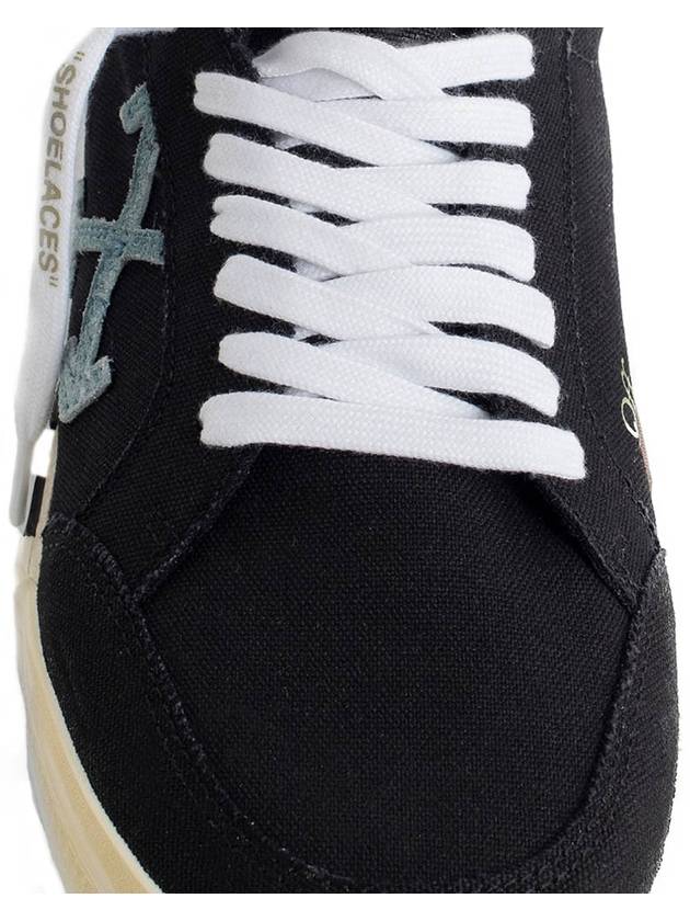 Men's Vulcanized Arrow Low Sneakers Black - OFF WHITE - BALAAN 7