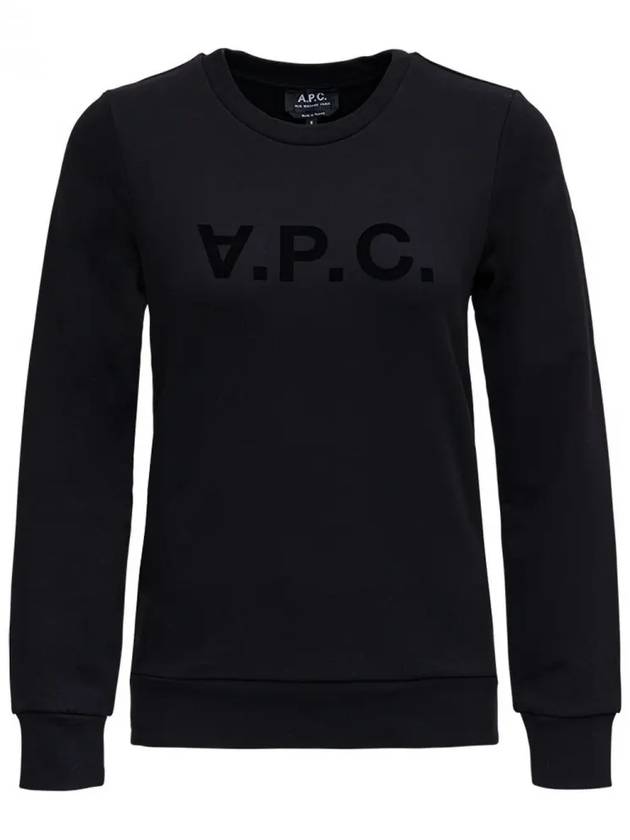 VPC Logo Sweatshirt Black - A.P.C. - BALAAN 1