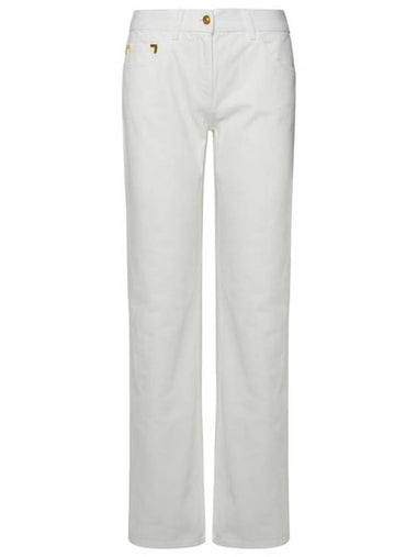 Denim Straight Pants PWYB032R24DEN0030303 White - PALM ANGELS - BALAAN 1