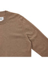 Crew Neck Cashmere Knit Top Brown - MAISON MARGIELA - BALAAN 5