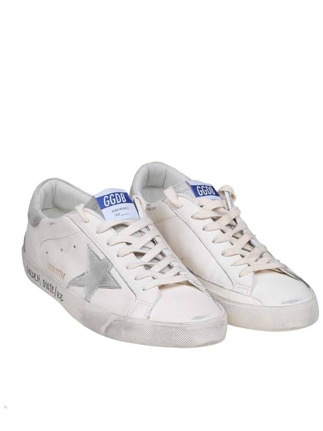 Super Star Suede Leather Low Top Sneaker White - GOLDEN GOOSE - BALAAN 3