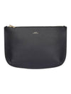 Half Moon Sarah Clutch Bag Black - A.P.C. - BALAAN 3