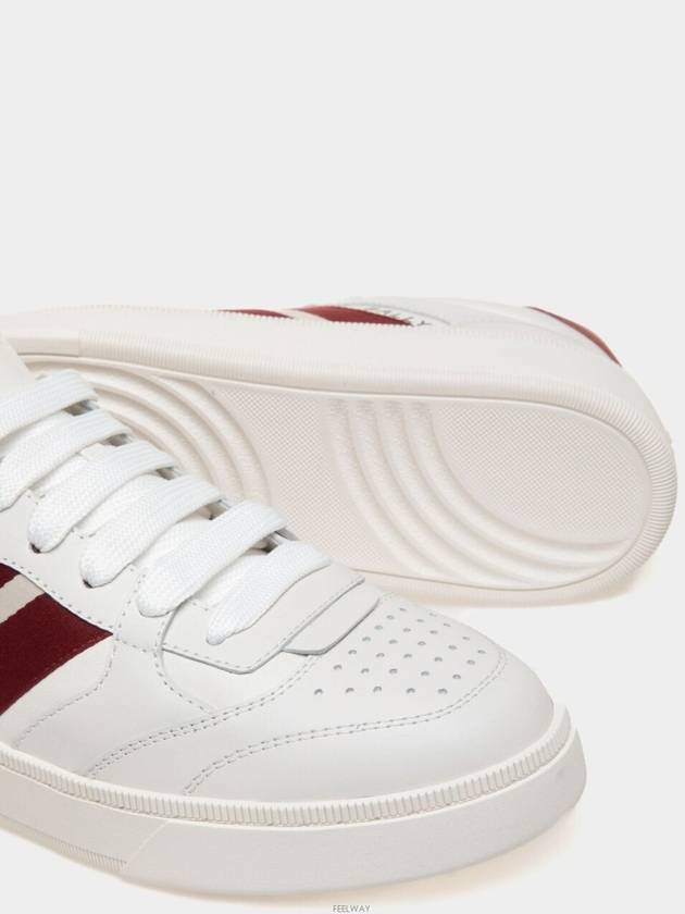 Raise Leather Low Top Sneaker White - BALLY - BALAAN 3