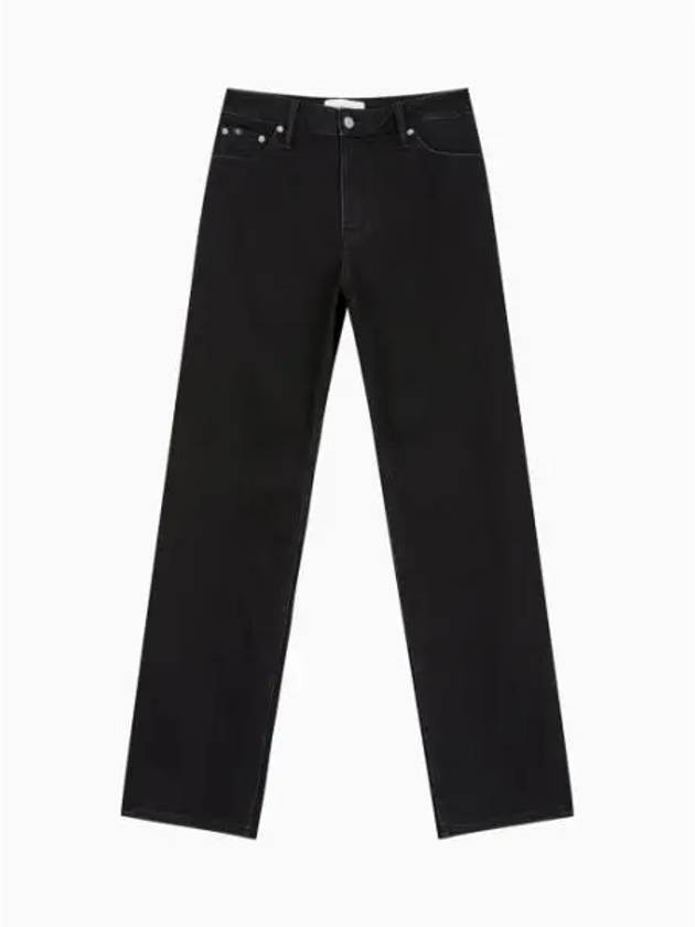 Jeans 90s Straight Fit Jeans Black - CALVIN KLEIN - BALAAN 1