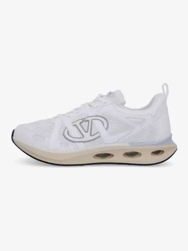 V Logo Low Top Sneakers White - VALENTINO - BALAAN 2