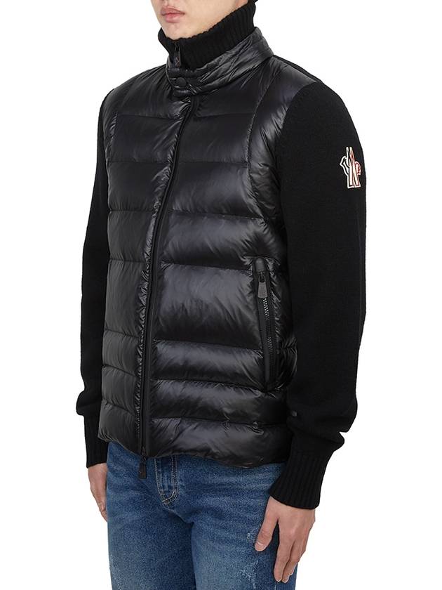 Grenoble Padded Zip-Up Jacket Black - MONCLER - BALAAN 4