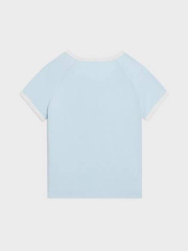 Short Sleeve T Shirt 770688 Free Pastel Blue Cream - CELINE - BALAAN 3