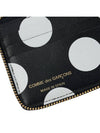 Pick up round dot half wallet SA7100GP POLKA DOT PRINT - COMME DES GARCONS - BALAAN 7