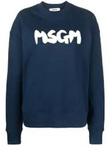 Long Sleeve T Shirt 746758 Navy - MSGM - BALAAN 1