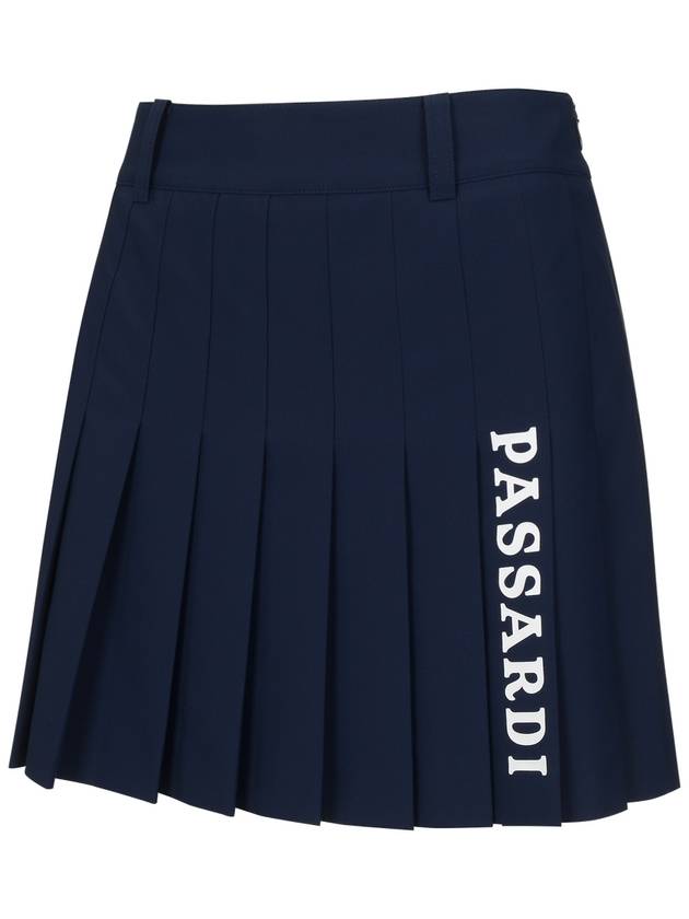 Flap pocket pleated setup skirt NA - PASSARDI - BALAAN 1