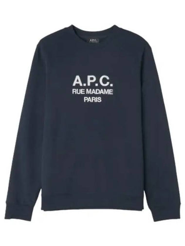 Rufus logo sweatshirt navy - A.P.C. - BALAAN 1