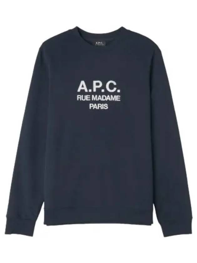 Rufus logo sweatshirt navy T shirt - A.P.C. - BALAAN 1