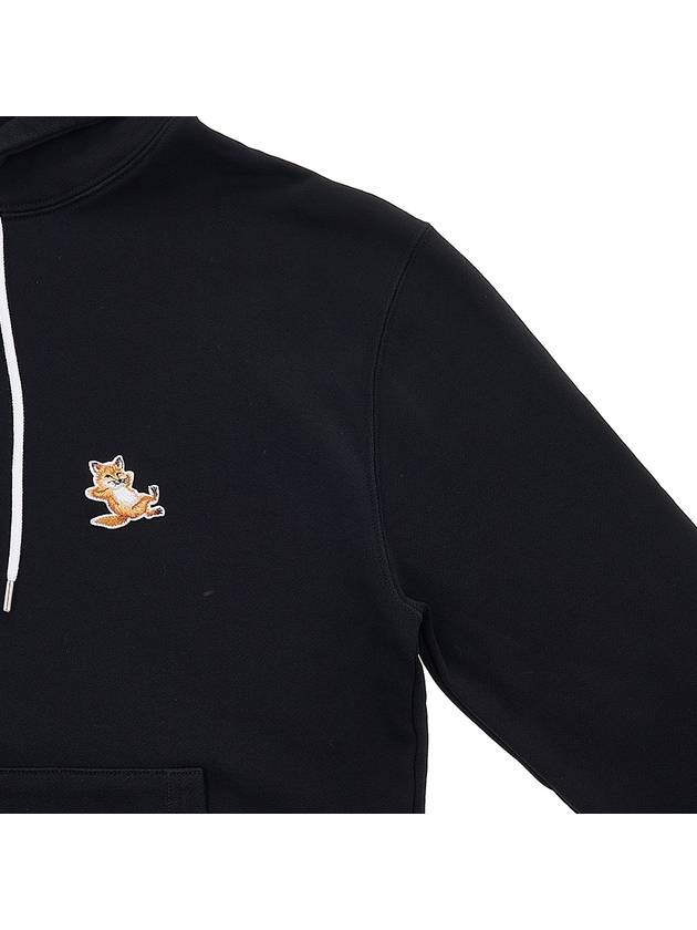 Chillax Fox Patch Classic Hoodie Black - MAISON KITSUNE - BALAAN 5