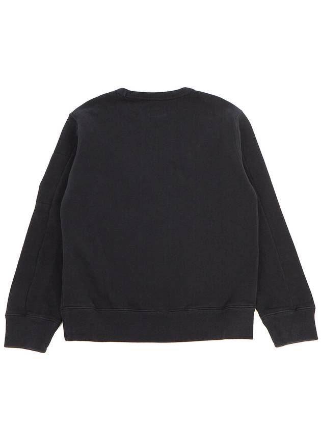 Kids Lens Wappen Fleece Sweatshirt Black - CP COMPANY - BALAAN 3