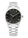 G Timeless Black Dial Metal Watch Silver - GUCCI - BALAAN 2