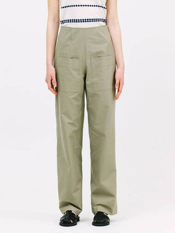 Pocket Curve Wide Pants Khaki - JUN BY JUN K - BALAAN 1