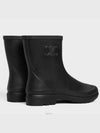 Logo Patch Natural Rubber Mid Rain Boots Black - CELINE - BALAAN 6