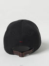 Embroidered Logo Cotton Ball Cap Black - BRUNELLO CUCINELLI - BALAAN 4