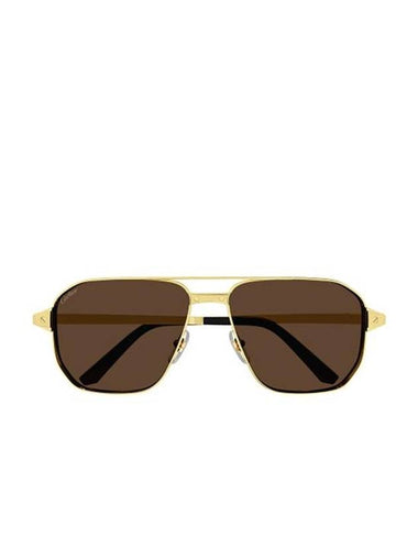 Sunglasses CT0424S 003 GOLD - CARTIER - BALAAN 1