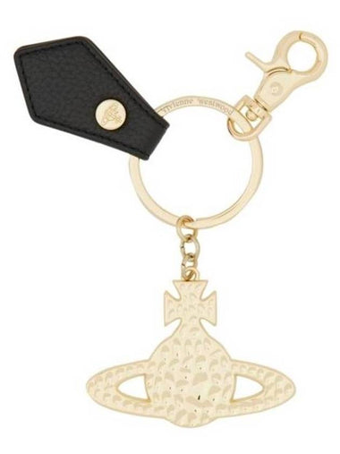 Vegan Hammered Key Ring Gold - VIVIENNE WESTWOOD - BALAAN 1