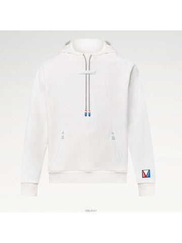 1AFVUO Signature Cotton Hoodie - LOUIS VUITTON - BALAAN 1