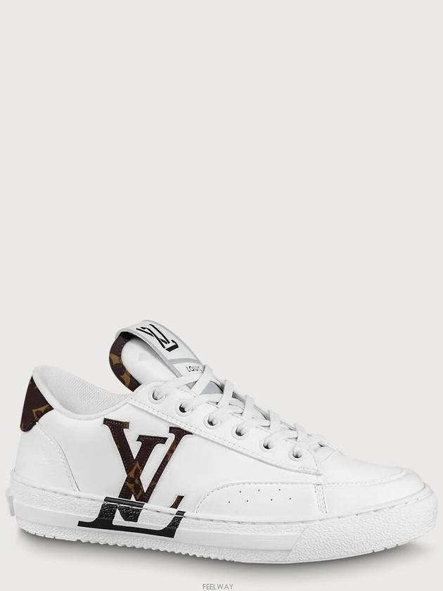 Charlie Monogram Signature Low Top Sneakers White - LOUIS VUITTON - BALAAN 2