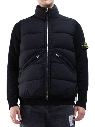 Seamless Tunnel Nylon Down Vest Black - STONE ISLAND - BALAAN 2