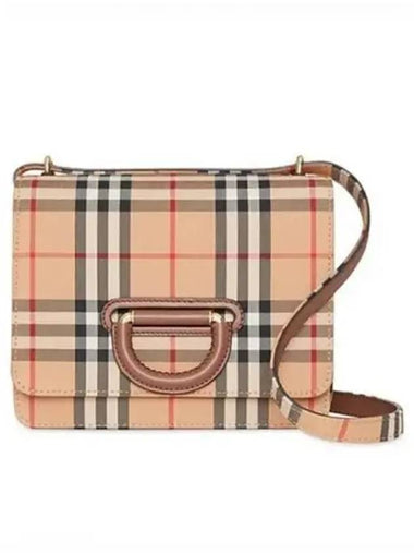 Small vintage check ring shoulder bag 270914 - BURBERRY - BALAAN 1