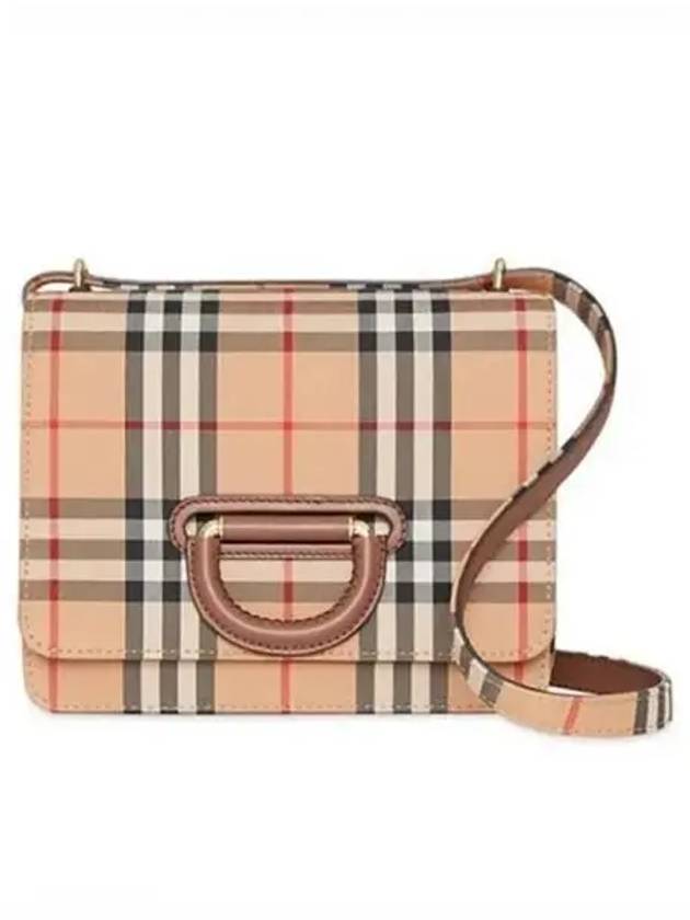 Small vintage check ring shoulder bag 270914 - BURBERRY - BALAAN 1