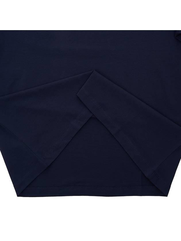 Men's Item Logo Cotton Short Sleeve T-Shirt Navy - A.P.C. - BALAAN 9