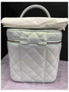 Vanity Cosmetic Top Handle Silver Tote Bag AS2362 - CHANEL - BALAAN 2