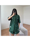 Short Sleeve Shirt FQ0700 323 Green WOMENS S M L XL Asian Fit - NIKE - BALAAN 1