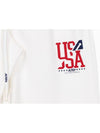 Iconic USA Logo Track Pants White - AUTRY - BALAAN 5