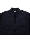 Chrome R Lens Wappen Overshirt Zip-Up Jacket Navy - CP COMPANY - BALAAN 4