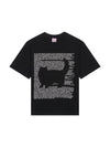 No Color Shadow Cat Short Sleeve T-Shirt Black - ITZAVIBE - BALAAN 2