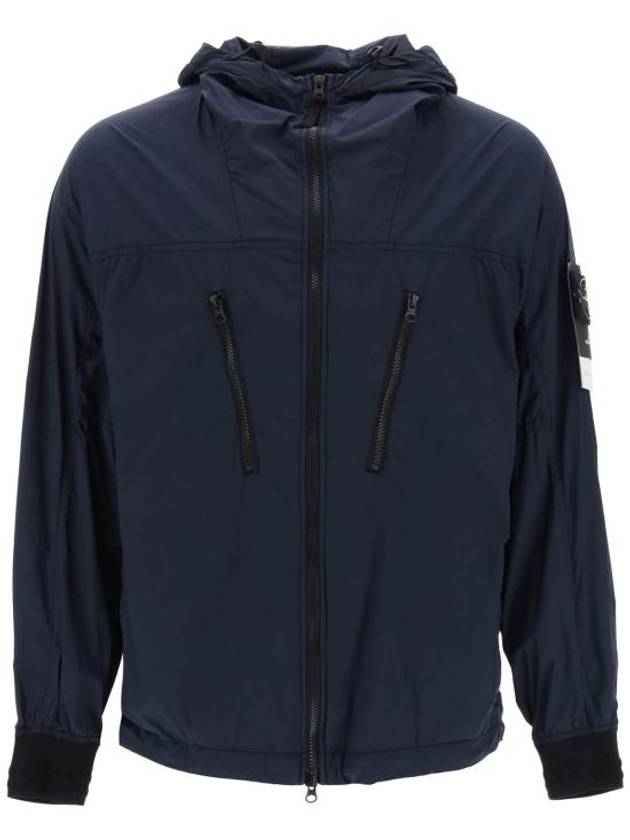 Skin Touch Nylon TC Hooded Jacket Navy - STONE ISLAND - BALAAN 2