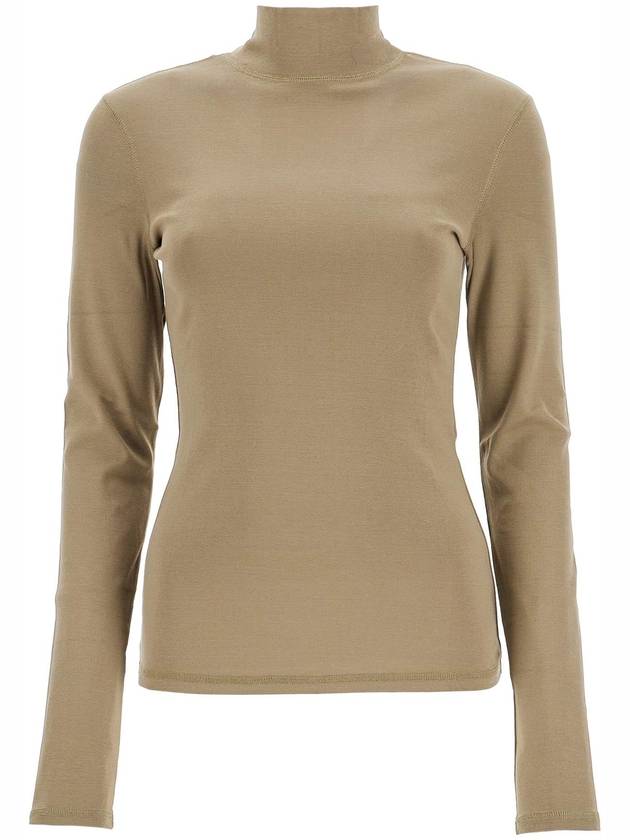 Rib Turtleneck Khaki - LEMAIRE - BALAAN 2