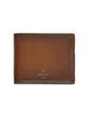 Makore Slim Leather Half Wallet Cacao Intenso - BERLUTI - BALAAN 1