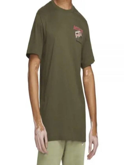 Sportswear Sole Rally Short Sleeve T-Shirt Green - NIKE - BALAAN 2