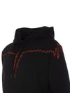 Stitch Wings Regular Hoodie Black - MARCELO BURLON - BALAAN 4