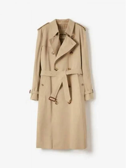 Long Kensington Heritage Trench Coat Honey - BURBERRY - BALAAN 2