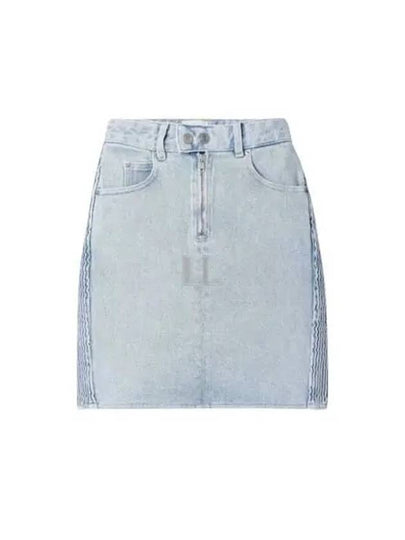 Women's Vabelia Denim H-Line Skirt Light Blue - ISABEL MARANT - BALAAN 2